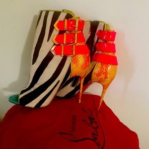 Christian louboutin booties